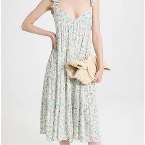 Floral Ruffle Maxi Dress